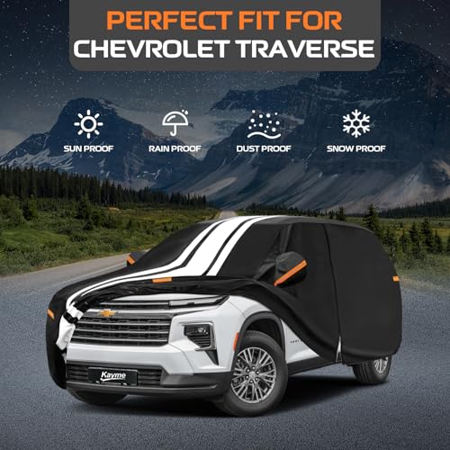 Heavy Duty Car Cover Custom Fit for Chevrolet Traverse