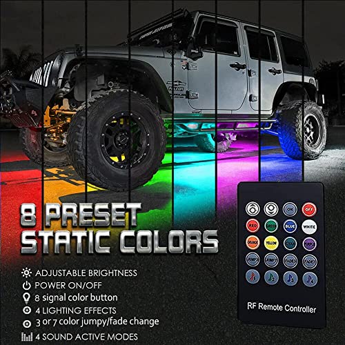 Car Underglow Lights (8 Count)