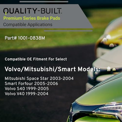 Rear Semi Metallic Brake Pads