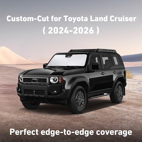 Windshield Sunshade Compatible for Toyota Land Cruiser 2024