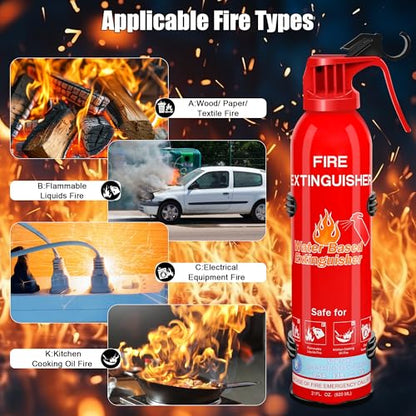 Fire Extinguisher for Home with Mount (4 Count)