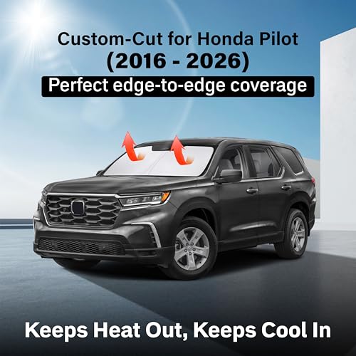 Windshield Sun Shade Compatible for Honda Pilot 2016