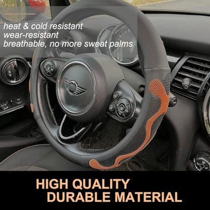 Large Size Comfy Grip Steering Wheel Cover 15.75 Inch