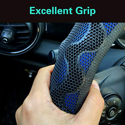 Steering Wheel Cover Great Grip Honeycomb Design 15 Inch