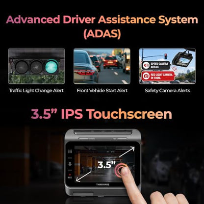 ARC900 Dash Cam 4K Front and 2K Rear
