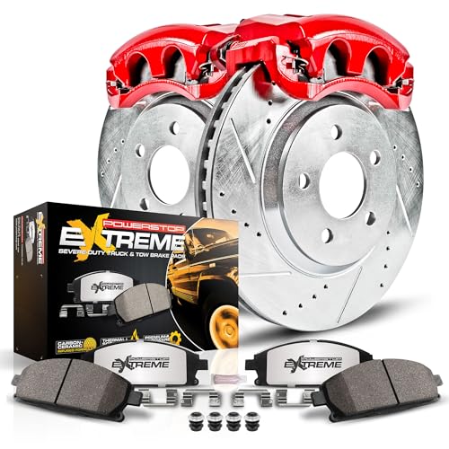 Front Brake & Caliper Kit for Chrysler Town & Country 2008