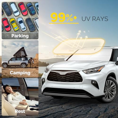 Windshield Sun Shade Compatible with 2020