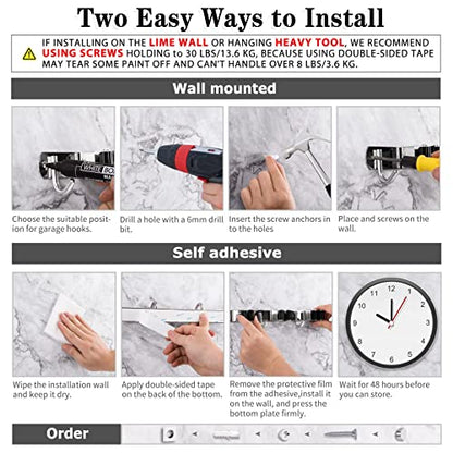 Broom Holder Wall Mount