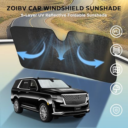 Car Windshield Sun Shade for Cadillac Escalade 2021