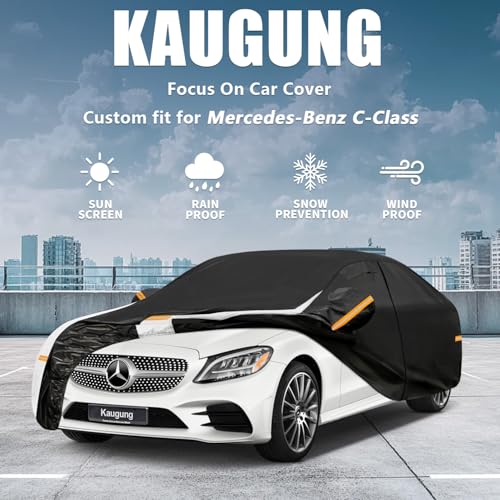 10 Layers Car Cover Custom Fit for Mercedes Benz C Class 2004