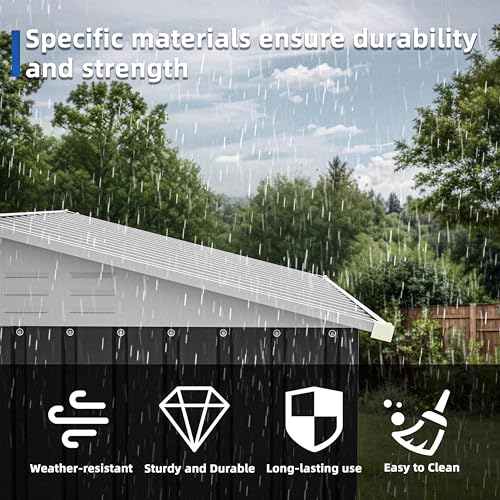 JY QAQA 5x3 FT Outdoor Garden Storage Shed