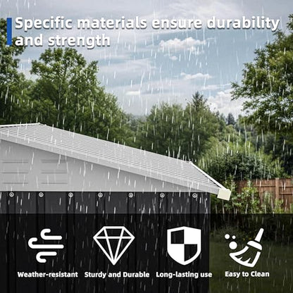 JY QAQA 5x3 FT Outdoor Garden Storage Shed