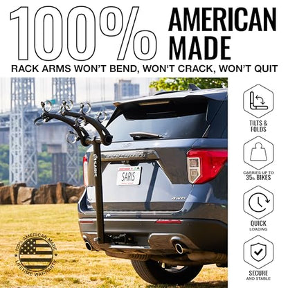 Bones 3 Bike Hitch Rack Bicycle Carrier