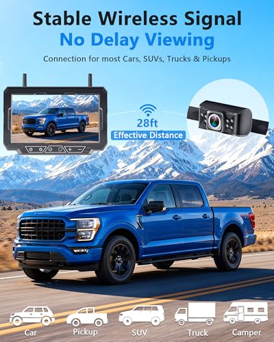 1080P HD 7 Inch Wireless Backup Camera