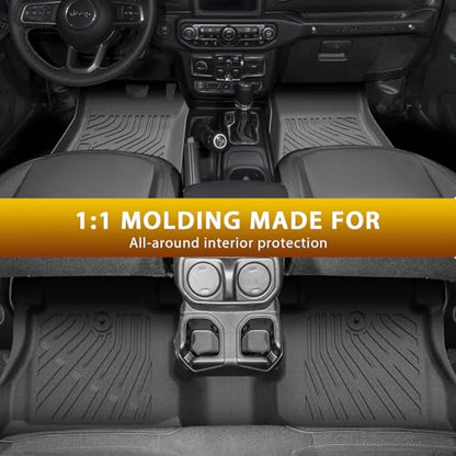 Floor Mats Cargo Liner for Jeep Wrangler JL Gas 2018