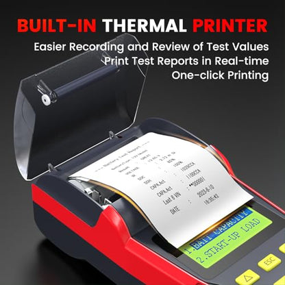 BST500 Car Battery Tester with Printer