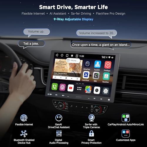 S8MS 10.1" Android Single DIN & Double DIN Car Stereo