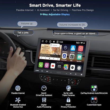 S8MS 10.1" Android Single DIN & Double DIN Car Stereo
