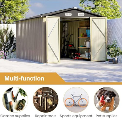 8x12 FT Outdoor Storage Shed