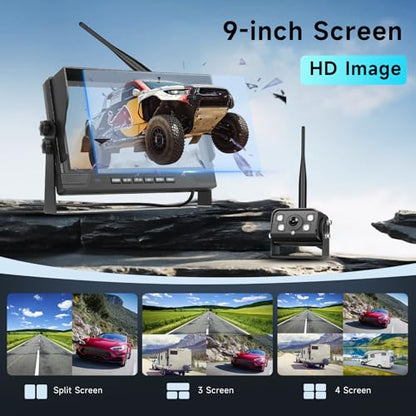 9 Inch Wireless Backup Camera for Truck