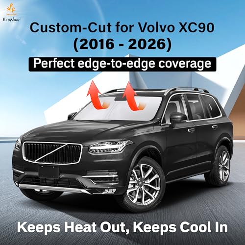 Windshield Sunshade Compatible for Volvo XC90 2016