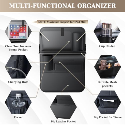 Car Backseat Organizer with Tablet Tray