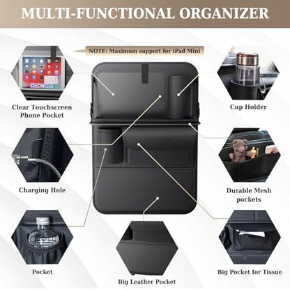 Car Backseat Organizer with Tablet Tray