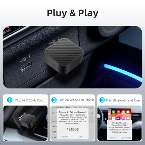 Mini Wireless CarPlay Adapter for iPhone