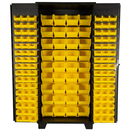 Tool Storage Cabinet with Bin Mounts