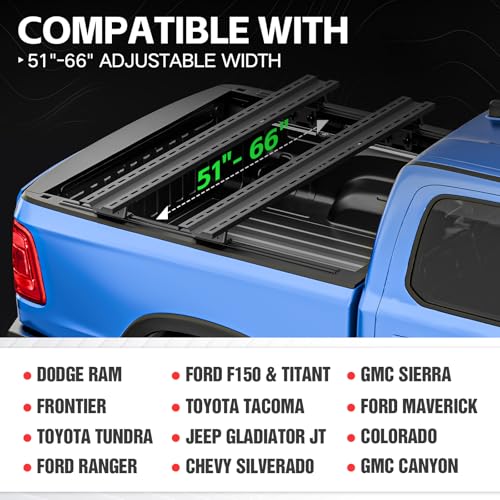 Adjustable Truck Bed Racks Compatible with Tacoma