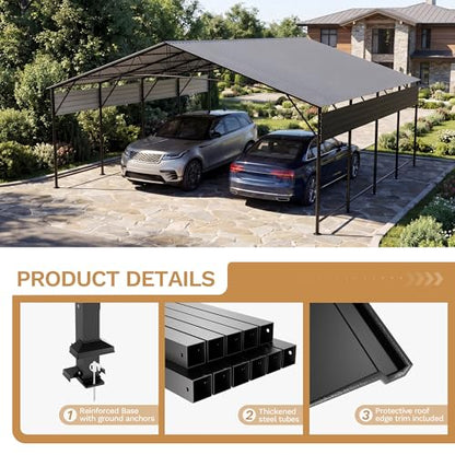 20x20 FT Metal Carport