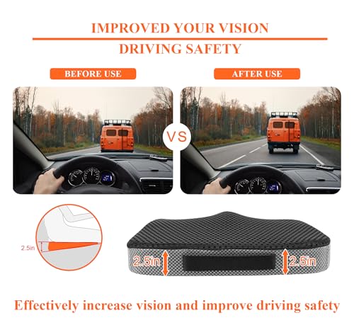 Memory Foam Car Seat Cushion for Driving Comfort and Office Use