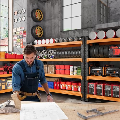 60” Wide Heavy Duty Metal Garage Shelving