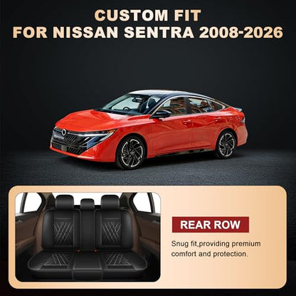 2 Front Car Seat Covers for Nissan Sentra 2008
