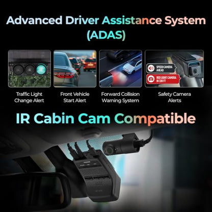 U3000 PRO Dash Cam 4K Front and 2K Rear