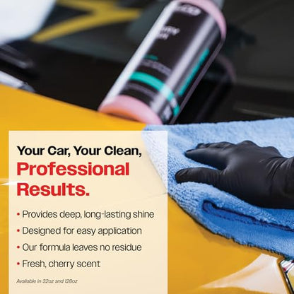Cherry Flash Automotive Liquid Paste Wax for Hand Waxing (32 Fl Oz)