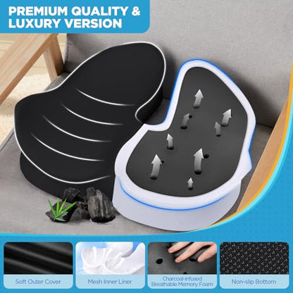 Seat Cushion & Lumbar Support Pillow for Office Chair