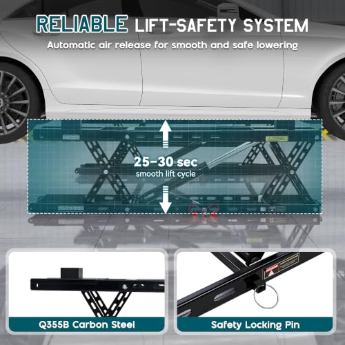 7000 lb Portable Car Lift for Home Garage