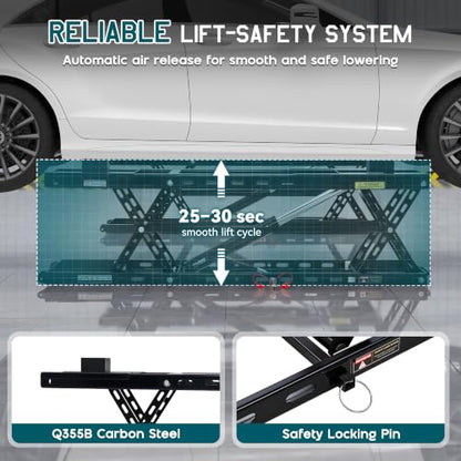 7000 lb Portable Car Lift for Home Garage