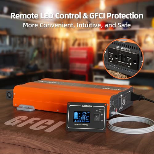 3080W Pure Sine Wave Power Inverter 24V to 110