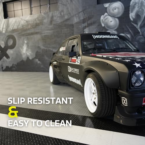 SnapLock RaceDeck Diamond 12"x12" Interlocking Garage Tiles (12 Count)