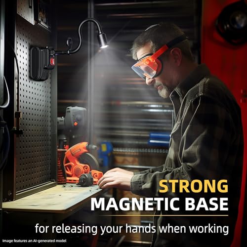 Rechargeable Gooseneck Work Light