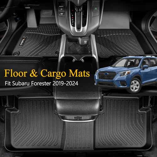 Floor Mats & Cargo Liner Fit for Subaru Forester 2019