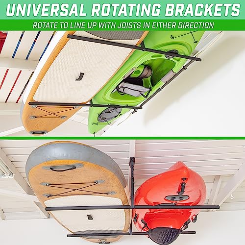 Kayak Rack for Garage Ceiling Mount