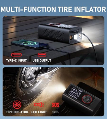 Tire Inflator Portable Air Compressor