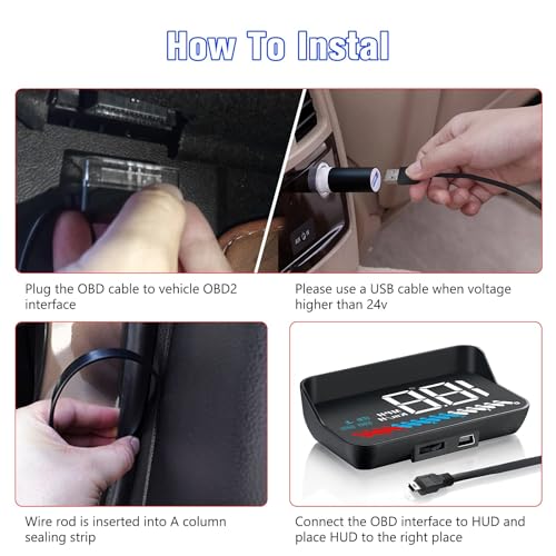 Heads up Display for Cars Speedometer for Car