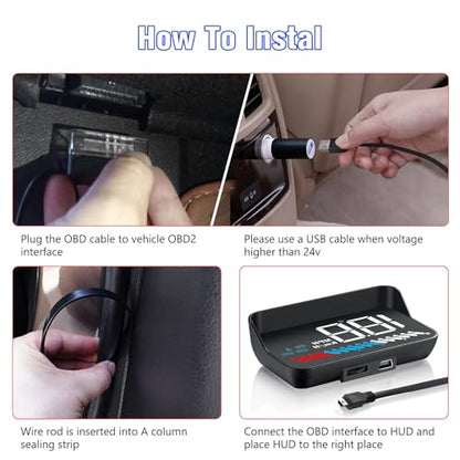 Heads up Display for Cars Speedometer for Car