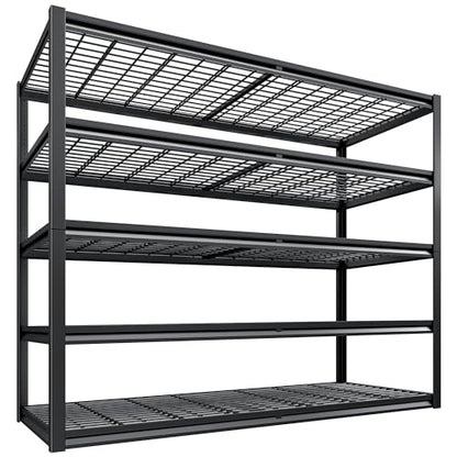 5 Tier 26" D Storage Shelves for Garage Basement Warehouse