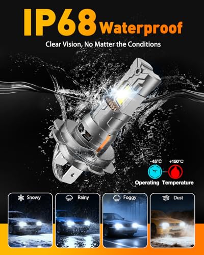 2026 Upgraded H7 Light Kits Bulbs (2 Count)