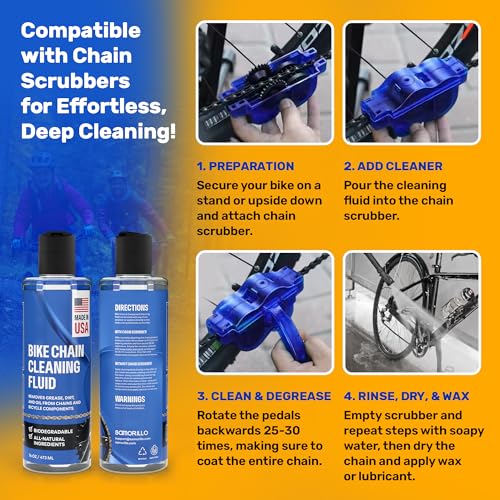 Bicycle Chain & Component Cleaning Fluid (16 Fl Oz)